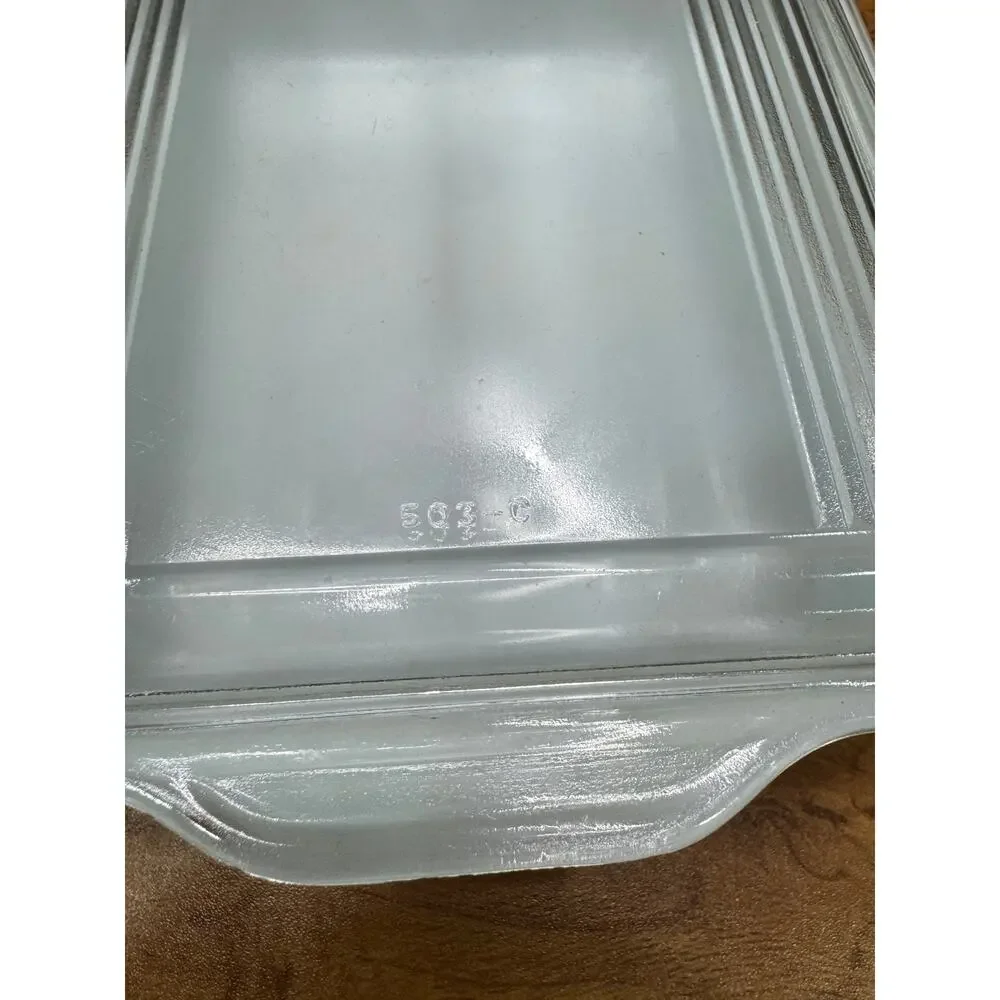 Pyrex Amish Butterprint refrigerator Dish #503 With Lid 1.5 Qt